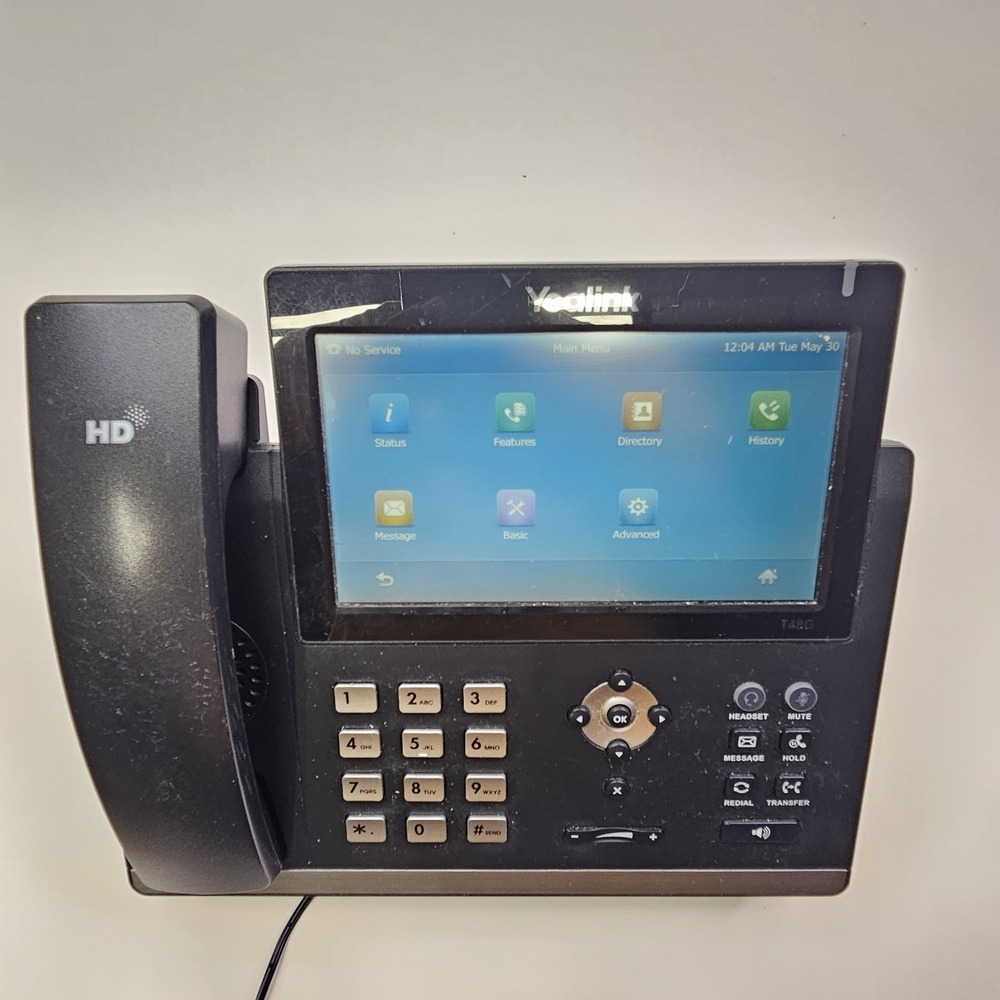 Yealink SIP-T48G Gigabit IP Phone OS Black Touchscreen PoE SIP-T48G